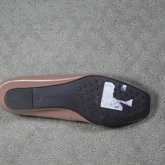 NWOT Adrienne Vittadini Size 7.5M Shimmering Pink 1.5" Wedge Heels - Picture 5 of 6